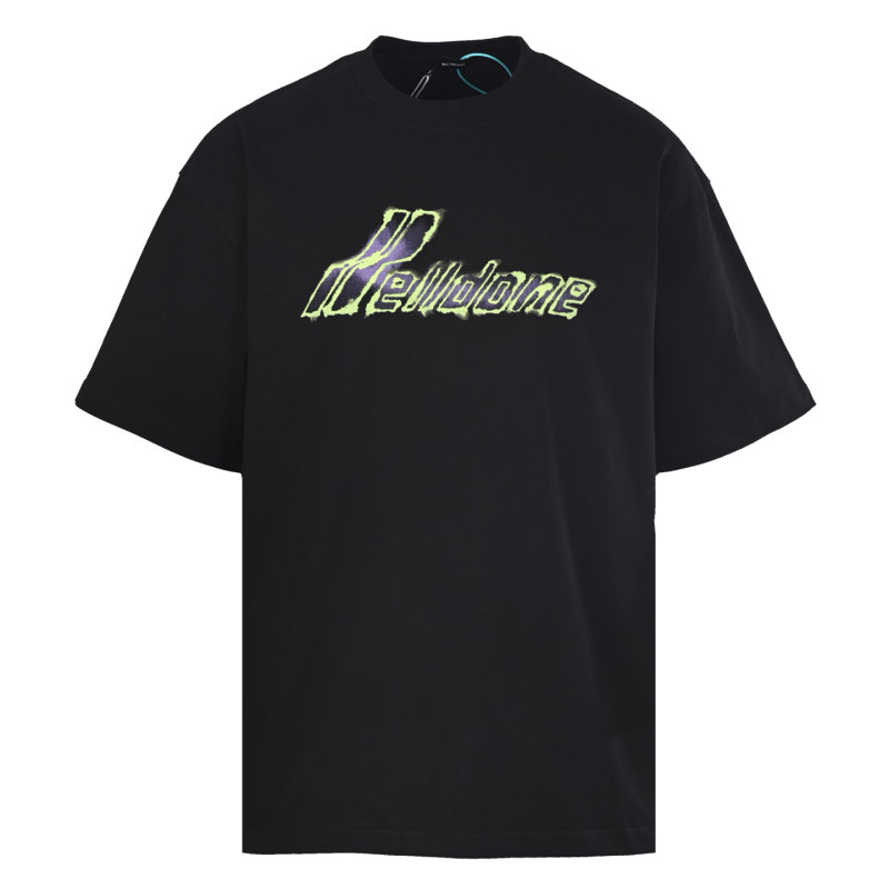 Black Graphic Print Short Sleeve T-Shirt view