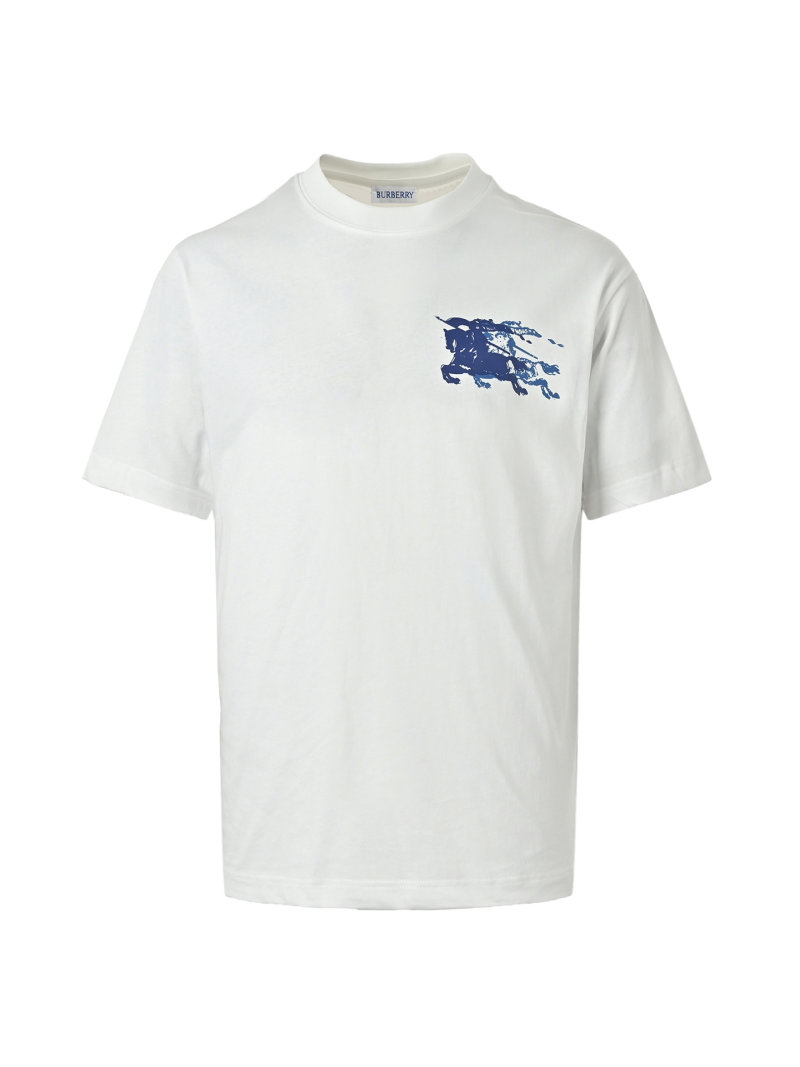 Burberry Equestrian Knight White T-Shirt view