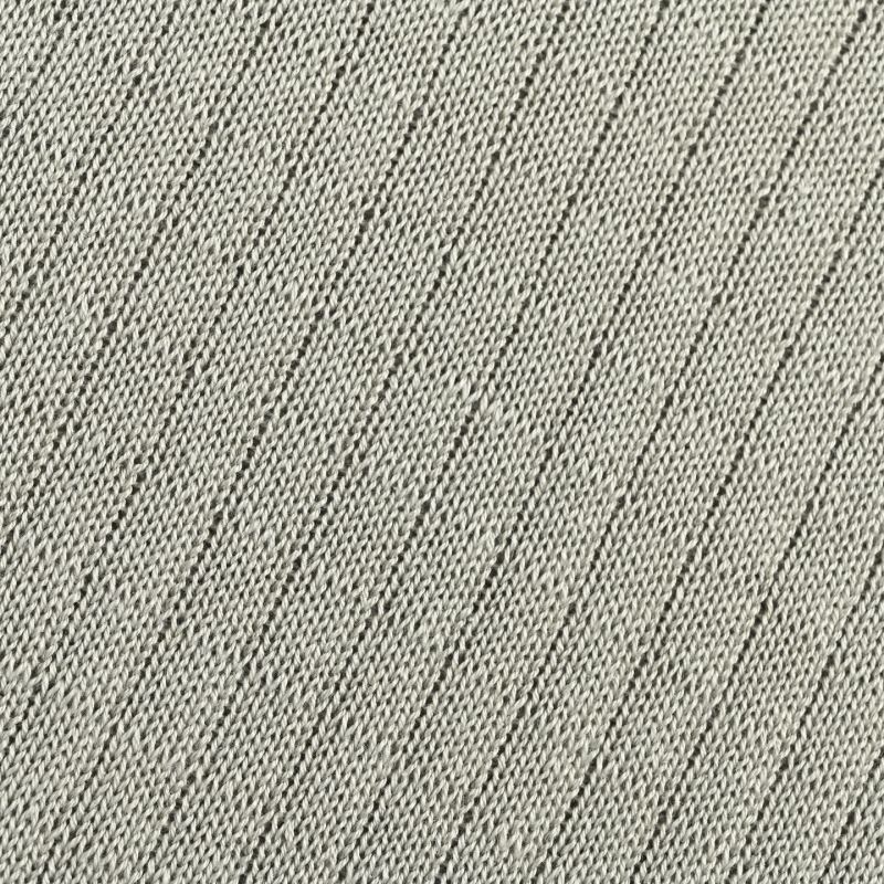 Cream Ribbed Knit Polo Short Sleeve T-Shirt view