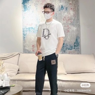 Dior CD Logo White Short-Sleeve T-Shirt view 4