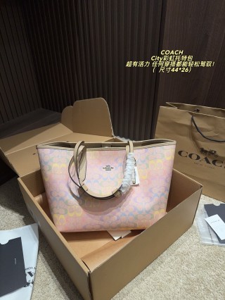 Coach City Rainbow Gradient Tote Bag