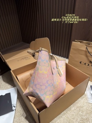 Coach City Rainbow Gradient Tote Bag view 3