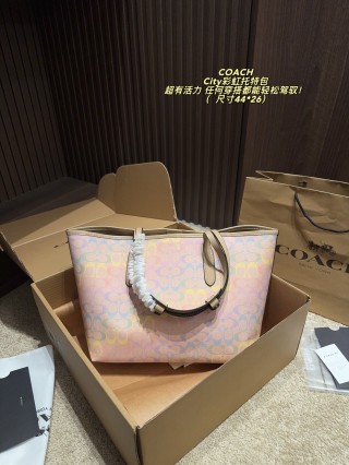 Coach City Rainbow Gradient Tote Bag view 4