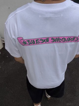 White Pocket T-Shirt with Chest Graphic Print view 2