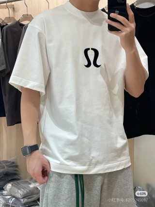 Lululemon White Logo T-Shirt