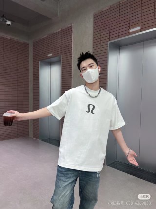Lululemon White Logo T-Shirt view 4