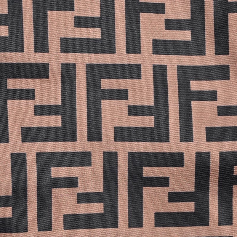 Fendi Monogram Print Shorts Brown view