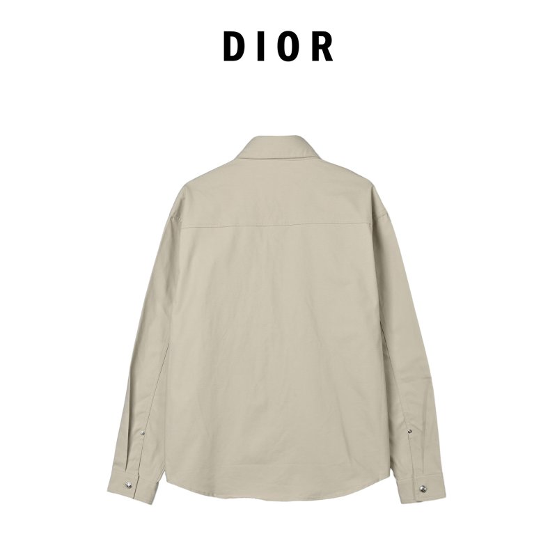Beige Corduroy Button-Up Shirt view
