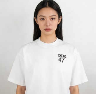 Dior 47 White Short Sleeve T-Shirt