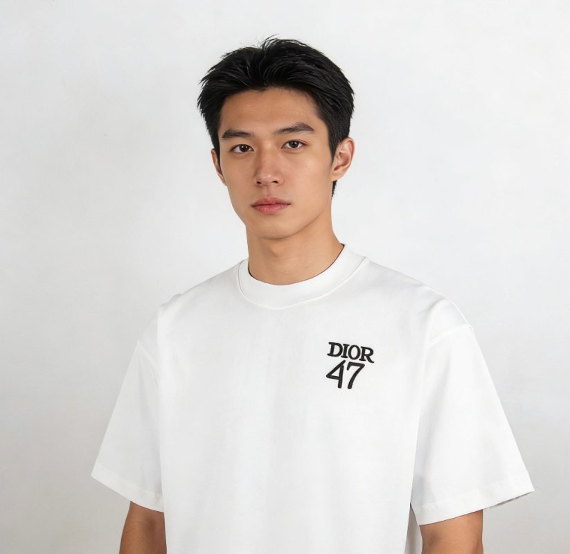 Dior 47 White Short Sleeve T-Shirt view