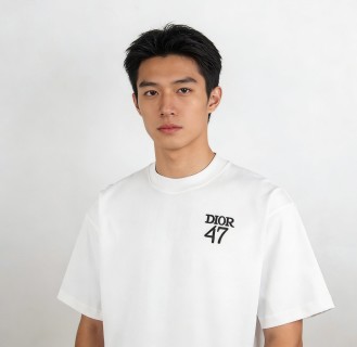 Dior 47 White Short Sleeve T-Shirt view 3