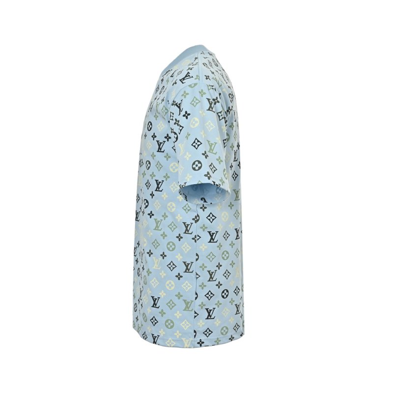 Louis Vuitton Monogram Short Sleeve T-Shirt Light Blue view