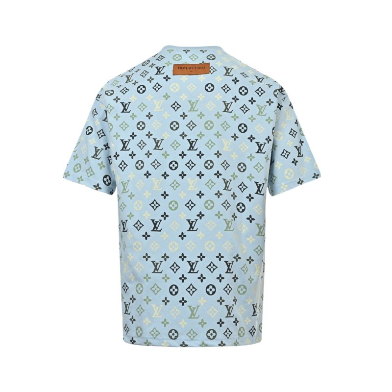 Louis Vuitton Monogram Short Sleeve T-Shirt Light Blue view