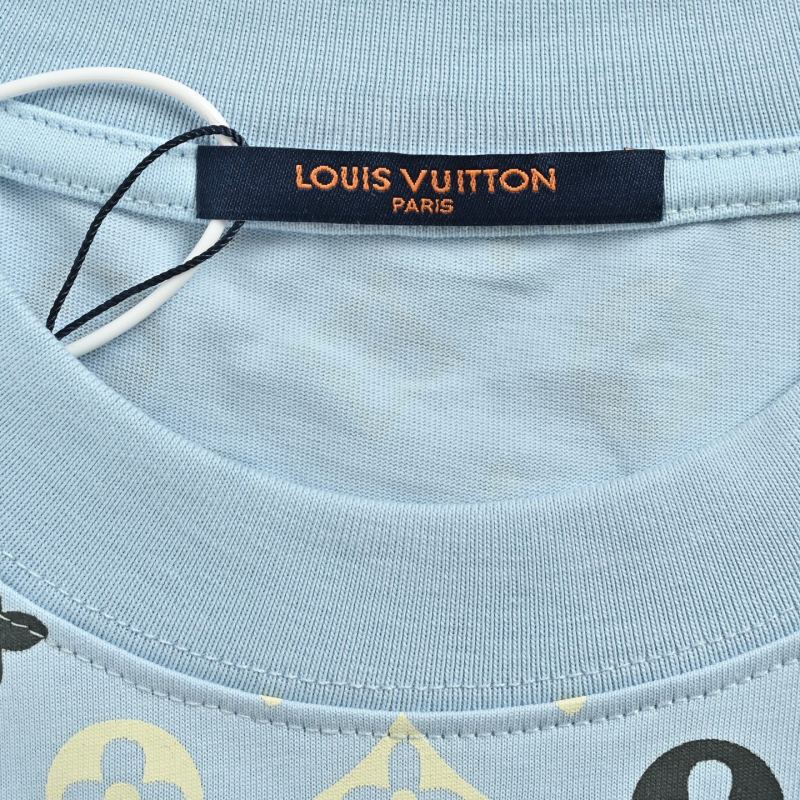 Louis Vuitton Monogram Short Sleeve T-Shirt Light Blue view