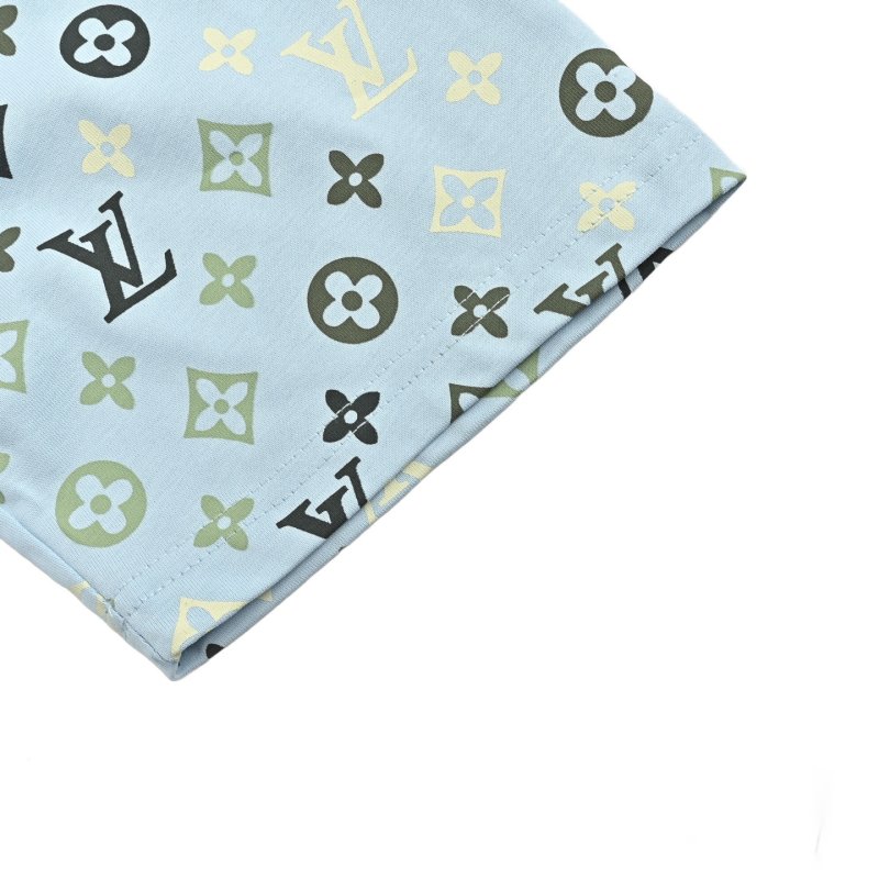 Louis Vuitton Monogram Short Sleeve T-Shirt Light Blue view