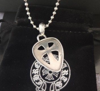 Chrome Hearts Cross Shield Sterling Silver Pendant Necklace view 9