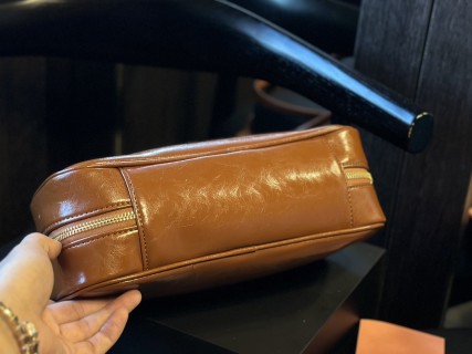 Miu Miu Softy Padded Bowling Bag - Cognac Brown view 6