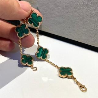 Van Cleef & Arpels Vintage Alhambra Gold Black Onyx Bracelet view 10