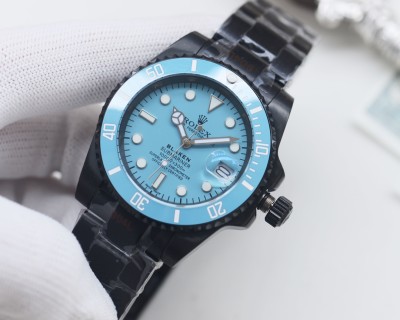 Rolex Submariner Blaken Tiffany Blue 40mm Automatic Watch view 2