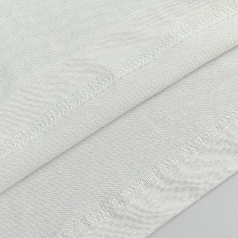 Moncler Ghost Logo Short Sleeve T-Shirt Cream view