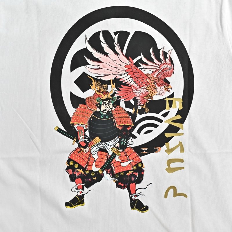 White Graphic T-Shirt with Floral Circle Motif view