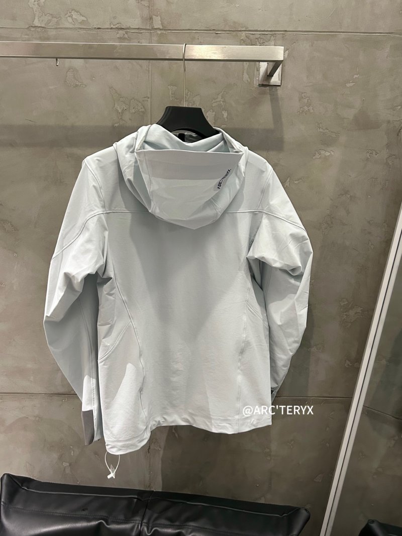Arc'teryx Soft Shell Zip Hoodie – Mystique Grey view