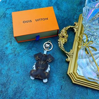 Louis Vuitton Schnauzer Dog Keychain Charm view 2