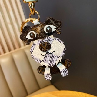 Louis Vuitton Schnauzer Dog Keychain Charm view 4