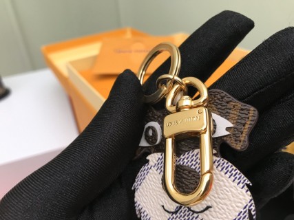 Louis Vuitton Schnauzer Dog Keychain Charm view 6