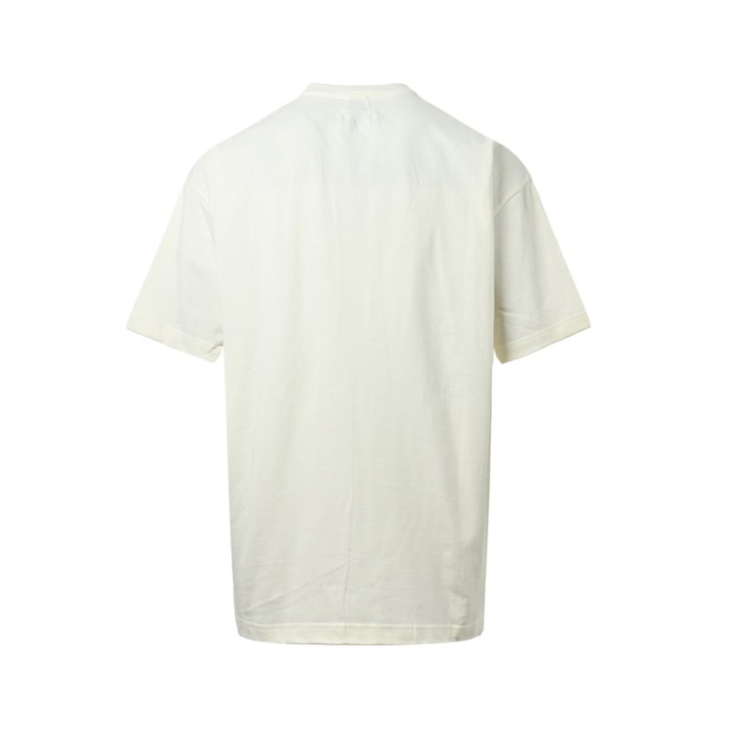 White Graphic Print Short Sleeve T-Shirt view