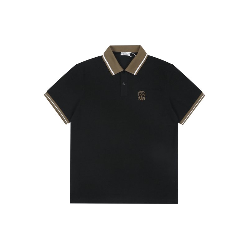Burberry Black Short-Sleeve Polo Shirt view