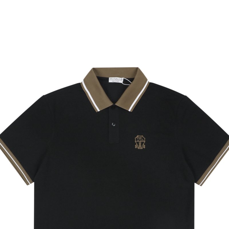 Burberry Black Short-Sleeve Polo Shirt view