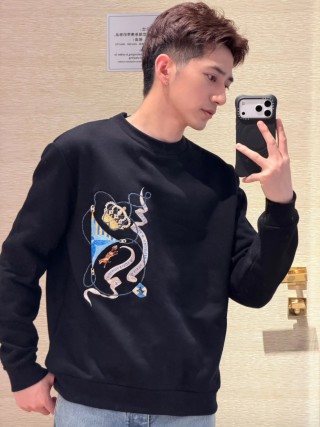 Black Dragon Embroidered Crewneck Sweatshirt view 4