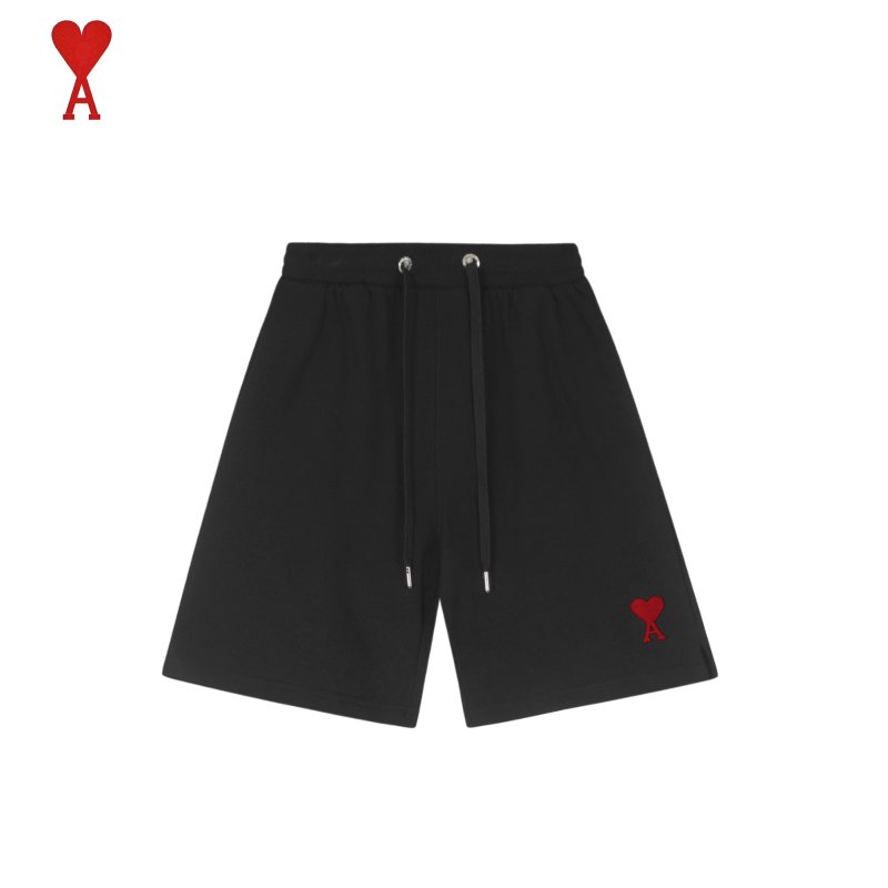 Black Premium Shorts with Red Accent Detail view