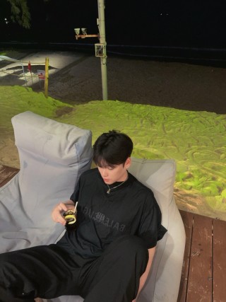 Balenciaga Black Logo T-Shirt view 5