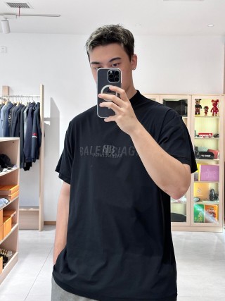 Balenciaga Black Logo T-Shirt view 7