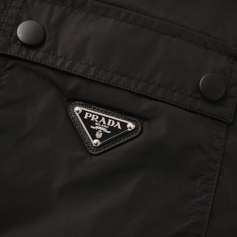 Prada Black Nylon Technical Pants view
