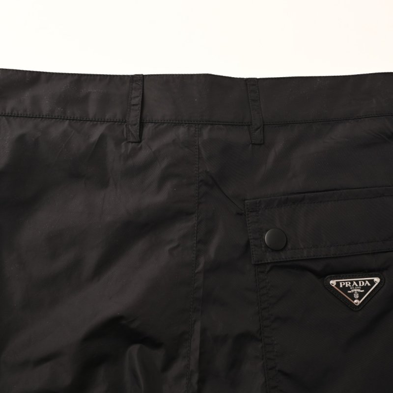 Prada Black Nylon Technical Pants view