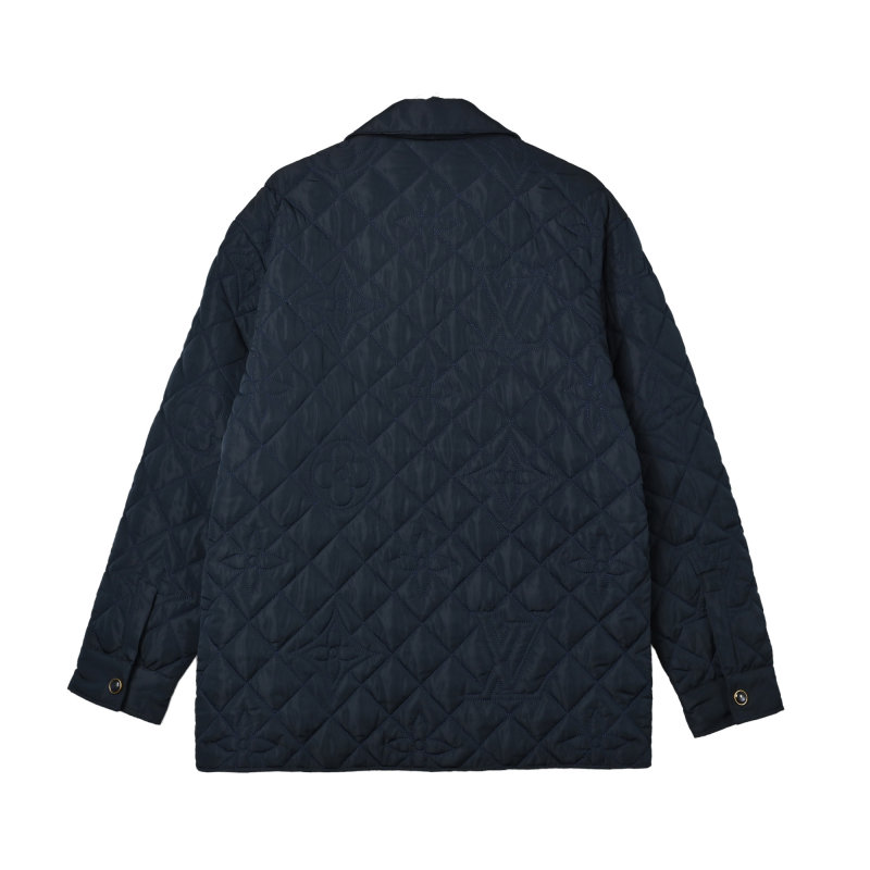 Black Quilted Lightweight Jacket view