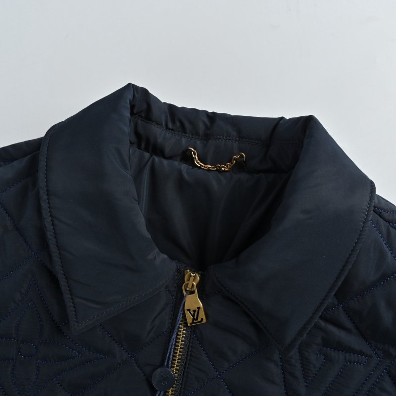 Black Quilted Lightweight Jacket view
