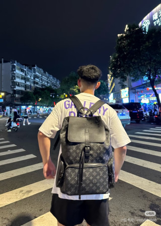 Louis Vuitton Trio Monogram Backpack Black