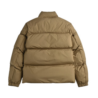 Moncler Camel Nylon Puffer Down Jacket with Chest Pocket view 4