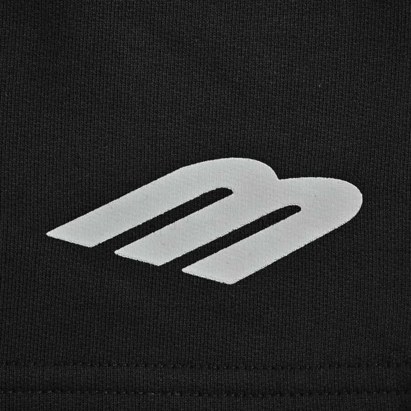Essentials Black Shorts with Emblem Badge view