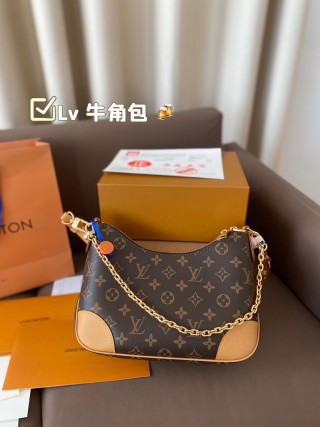 Louis Vuitton Monogram Shoulder Bag - Brown/Tan