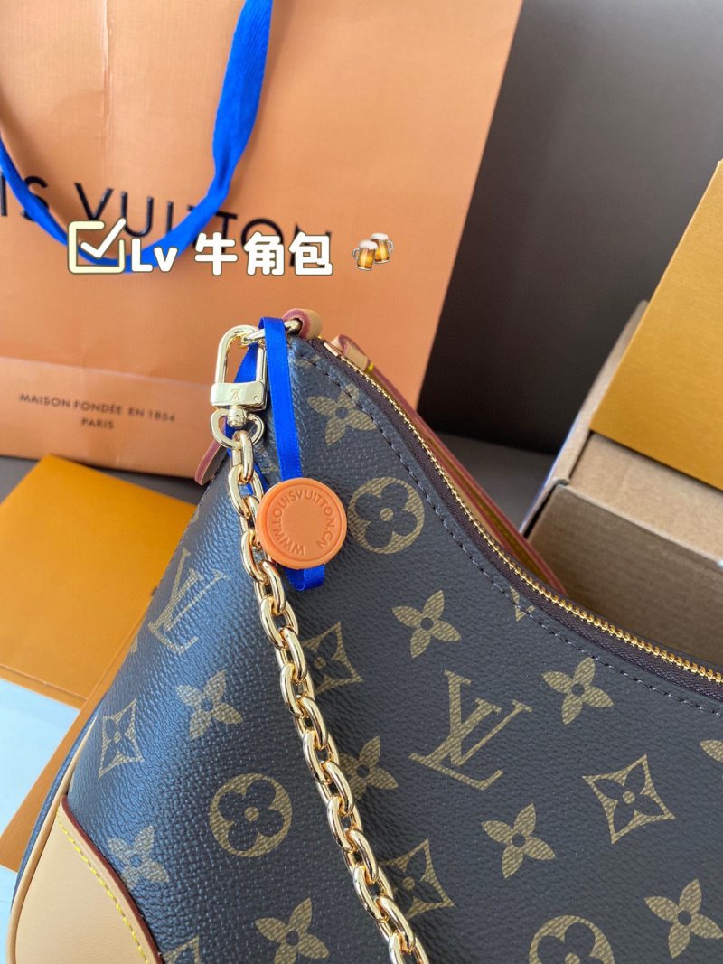 Louis Vuitton Monogram Shoulder Bag - Brown/Tan view