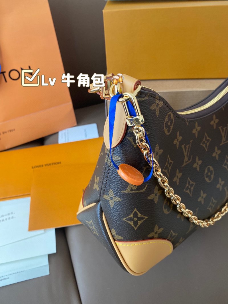 Louis Vuitton Monogram Shoulder Bag - Brown/Tan view