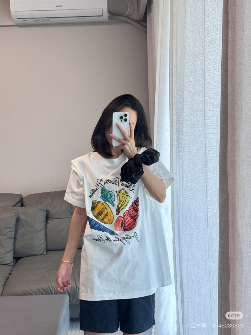 White Graphic Fruit Print Oversized T-Shirt view
