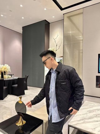Dior Black Quilted Bomber Jacket