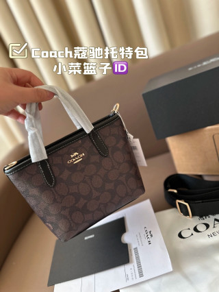 Coach Brown Monogram Tote Bag Small view 4