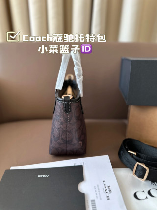 Coach Brown Monogram Tote Bag Small view 5